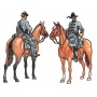 Model Kit figurky 6011 - CONFEDERATE CAVALRY (AMERICAN CIVIL WAR) (1:72) - Italeri