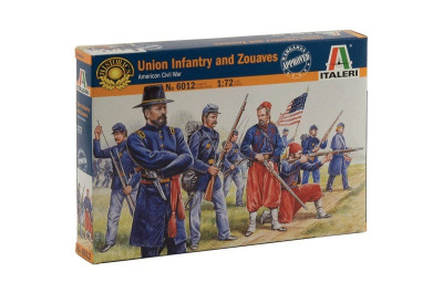 Model Kit figurky 6012 - UNION INFANTRY / ZUAVES (AMERICAN CIVIL WAR) (1:72) - Italeri