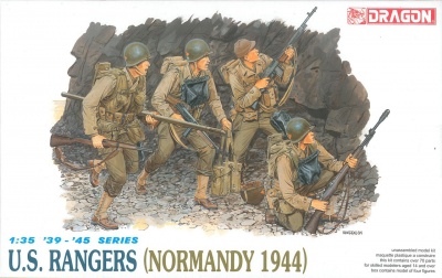 Model Kit figurky 6021 - U.S.RANGERS (NORMANDY 1944) (1:35)