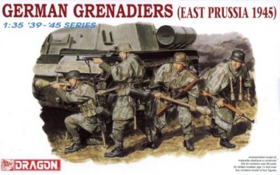Model Kit figurky 6057 - GERMAN GRENADIERS (EAST PRUSSIA 1945) (1:35) - Dragon