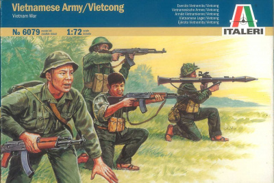 Model Kit figurky 6079 - VIETNAM WAR - VIETNAMESE ARMY / VIETCONG (1:72) - Italeri