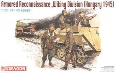 Model Kit figurky 6131 - ARMORED RECONNAISSANCE, WIKING DIVISION (HUNGARY 1945) (1:35) - Dragon