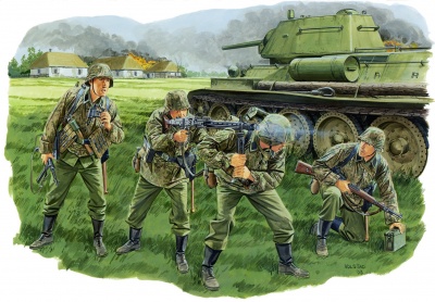 Model Kit figurky 6159 - PANZERGRENADIER, LAH DIVISION (KURSK 1943) (1:35)