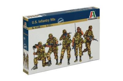 Model Kit figurky 6168 - U.S. Infantry (1980s) (1:72) - Italeri