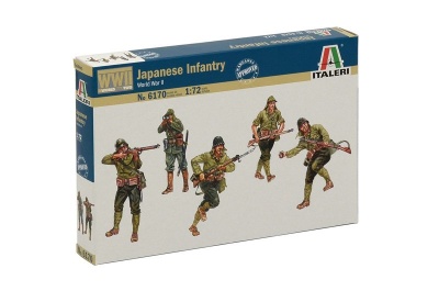 Model Kit figurky 6170 - WWII - JAPANASE INFANTRY (1:72) - Italeri