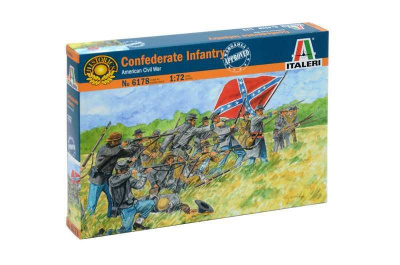 Model Kit figurky 6178 - CONFEDERATE INFANTRY (AMERICAN CIVIL WAR) (1:72)