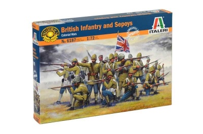 Model Kit figurky 6187 - British Infantry and Sepoys (1:72) - Italeri