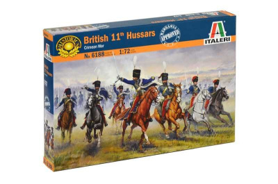 Model Kit figurky 6188 - British 11th Hussars (Crimea war) (1:72) - Italeri