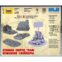Model Kit figurky 6217 - German Sniper Team (1:72) - Zvezda