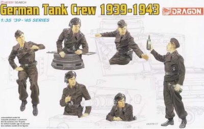 Model Kit figurky 6375 - GERMAN TANK CREW 1939-1943 (1:35) - Dragon
