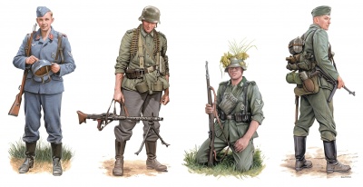 Model Kit figurky 6656 - Advance to Kharkov 1942 (1:35) - Dragon