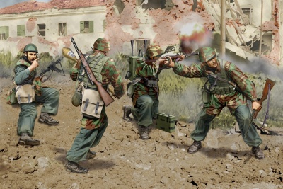 Model Kit figurky 6741 - Italian Paratroopers Anzio 1944 (1:35)