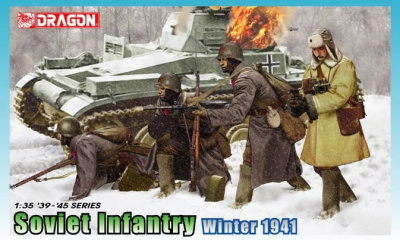 Model Kit figurky 6744 - Soviet Infantry Winter 1941 (1:35)