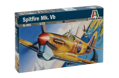 Model Kit letadlo 0001 - SPITFIRE MK.VB (1:72) - Italeri