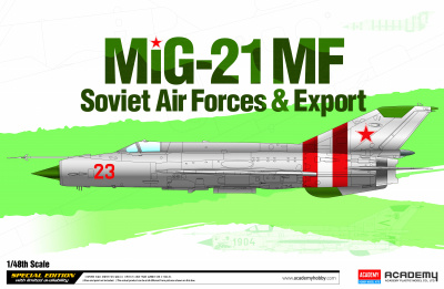 Model Kit letadlo 12311 - Mig-21 MF "Soviet Air Force & Export" LE: (1:48)