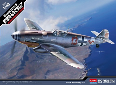 Model Kit letadlo 12321 - Messerschmitt Bf109G-6/G-2 "JG 27" (1:48)