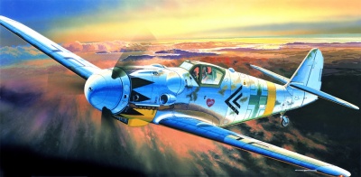 Model Kit letadlo 12454 - MESSERSCHMITT BF109G-14 (1:72) - Academy