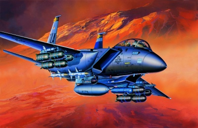 Model Kit letadlo 12478 - F-15E (1:72) - Academy