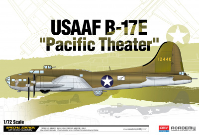 Model Kit letadlo 12533 - USAAF B-17E "Pacific Theater" (1:72)