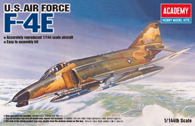 Model Kit letadlo 12605 - F-4E (1:144) - Academy