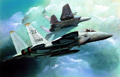 Model Kit letadlo 12609 - F-15C (1:144) - Academy