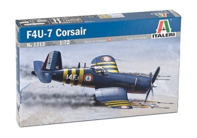 Model Kit letadlo 1313 - F4U-7 CORSAIR (1:72) - Italeri