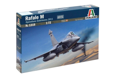 Model Kit letadlo 1319 - RAFALE M OPERATIONS EXTERIEURES 2011 (1:72) - Italeri