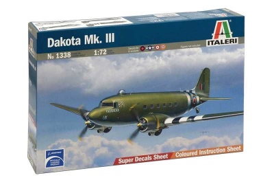 Model Kit letadlo 1338 - DAKOTA Mk.III (1:72)- Italeri