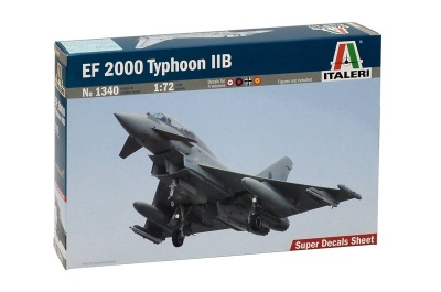 Model Kit letadlo 1340 - EF 2000 TYPHOON with seater (1:72) - Italeri