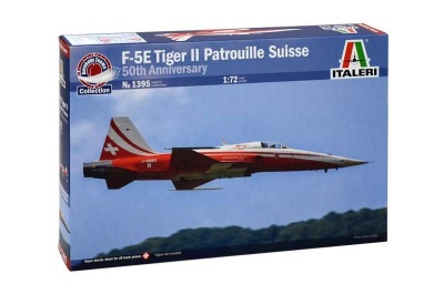 Model Kit letadlo 1395 - F-5E TIGER ll PATROUILLE SUISSE 50th Anniversary (1:72)