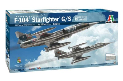 Model Kit letadlo 2514 - F-104 STARFIGHTER G/S - Upgraded Edition RF version (1:32) - Italeri