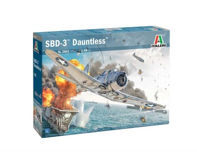 Model Kit letadlo 2841 - USN SBD-3 DAUNTLESS (1:48) - Italeri