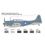 Model Kit letadlo 2841 - USN SBD-3 DAUNTLESS (1:48) - Italeri