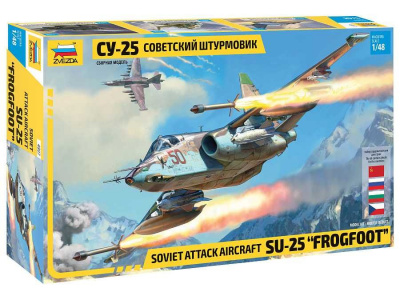 Model Kit letadlo 4807 - Sukhoi SU-25 "Frogfoot" (1:48) - Zvezda