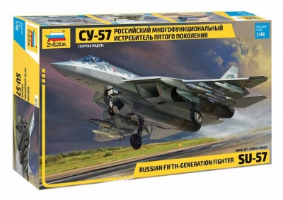 Model Kit letadlo 4824 - Suchoi SU-57 (1:48) - Zvezda