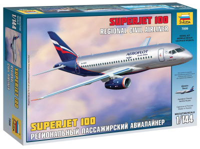 Model Kit letadlo 7009 - Sukhoi Superjet 100 (1:144)