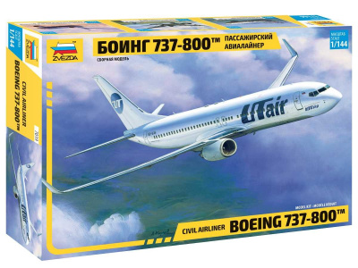 Model Kit letadlo 7019 - Boeing 737-800 (1:144) - Zvezda