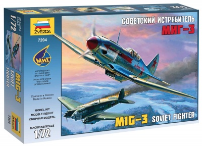 Model Kit letadlo 7204 - MIG-3 Soviet Fighter (1:72)