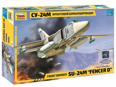 Model Kit letadlo 7267 - Front bomber Su-24M "Fencer D" (1:72) - Zvezda