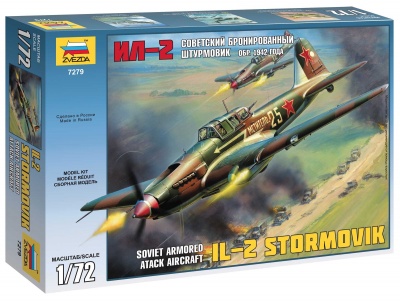 Model Kit letadlo 7279 - IL-2 Stormovik (1:72)