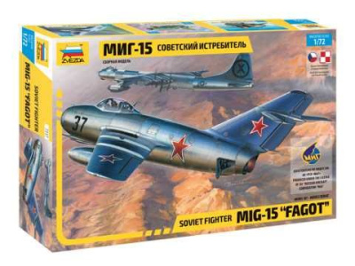 Model Kit letadlo 7317 - MIG-15 "Fagot" (1:72) - Zvezda