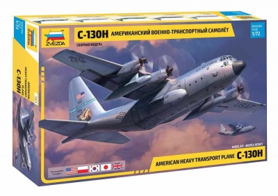 Model Kit letadlo 7321 - C-130 H Hercules (1:72) - Zvezda