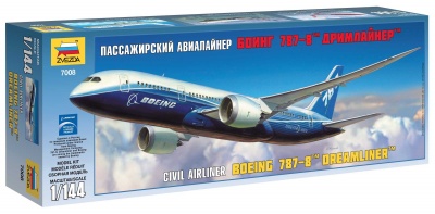 Model Kit letadlo - Boeing 787-8 Dreamliner (1:144) - Zvezda