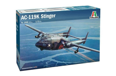 Model Kit letadlo - C-119K Stinger (1:72) - Italeri