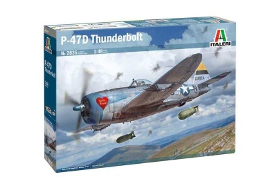 Model Kit letadlo - P-47D Thunderbolt (E.T.O.) (1:48) - Italeri