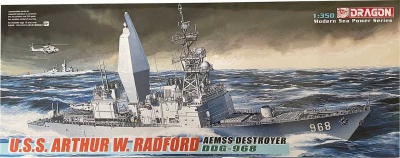 Model Kit loď 1018 - ARTHUR W RADFORD AEMSS DESTROYER (1:350)