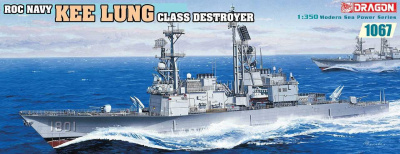 Model Kit loď 1067 - Roc Navy Kee Lung Class Destroyer (1:350)