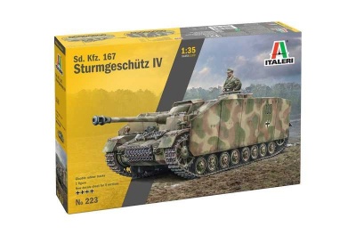 Model Kit military 0223 - Sd.Kfz. 167 Sturmgeschütz IV (1:35) - Italeri