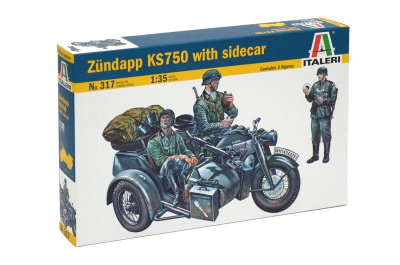 Model Kit military 0317 - ZÜNDAPP KS750 (1:35) - Italeri