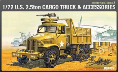 Model Kit military 13402 - US CARGOTRUCK & ACCESSORY (1:72)